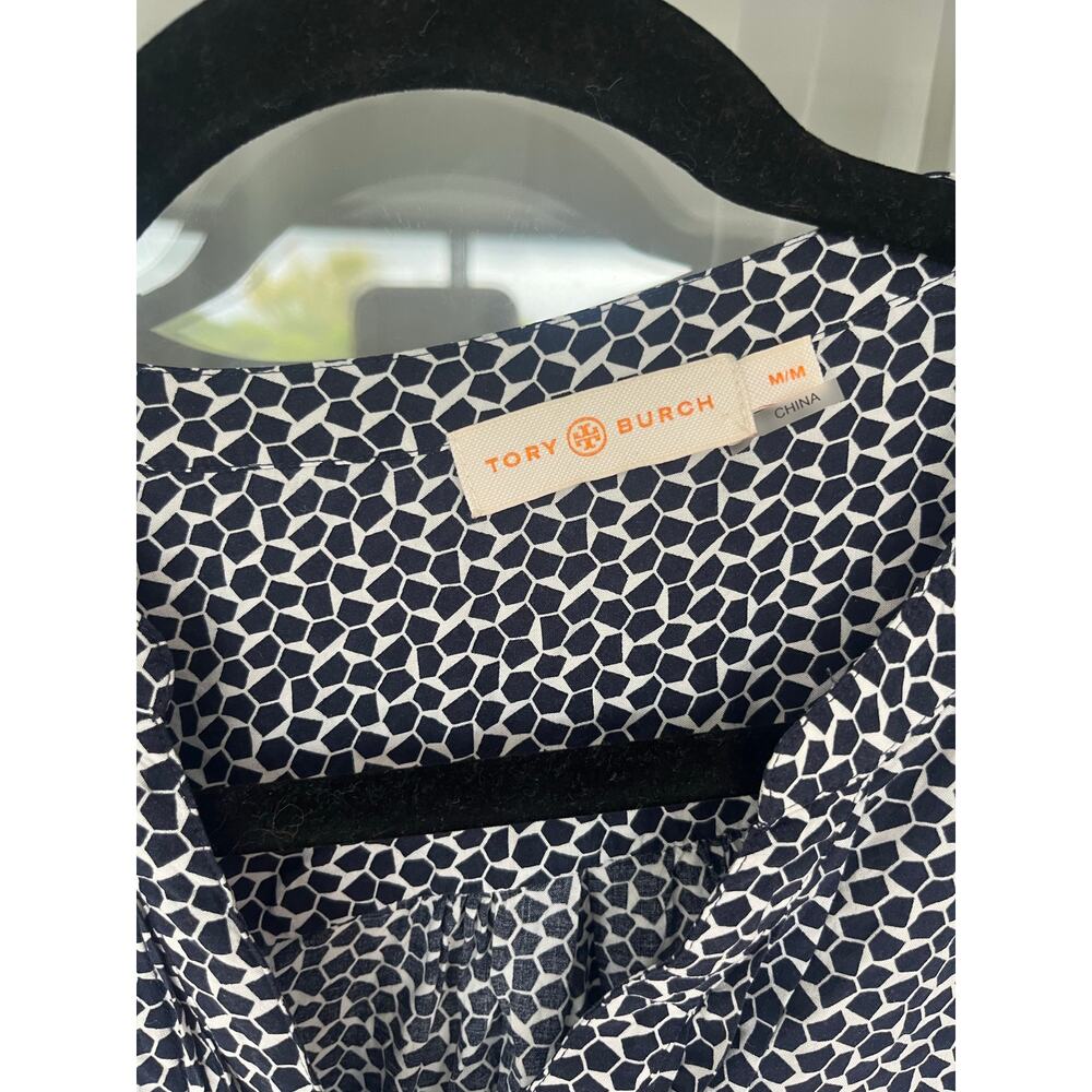 Tory Burch Button Up Tunic Size M - image 1